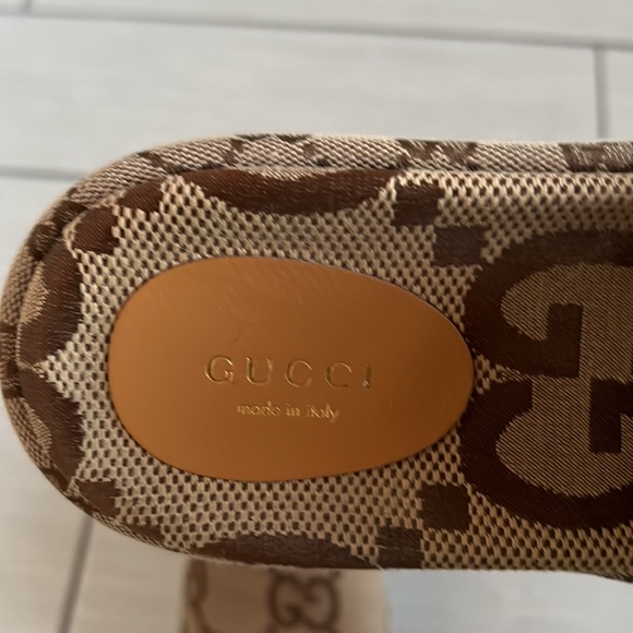 Gucci Angelina GG logo platform sandal - Picture 3 of 7